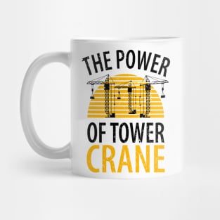 crane driver father father's day construction work Mug